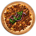 Spicy Mince Pizza  7" 