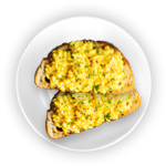 2 Toast Scrambled Egg 